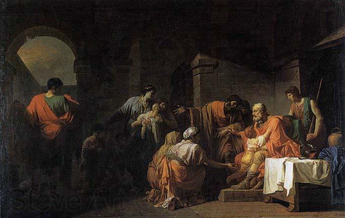 unknow artist Belisarius Receiving Hospitality from a Peasant Who Had Served under Him Spain oil painting art